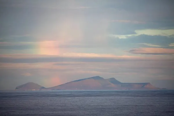 Early morning view of Foula